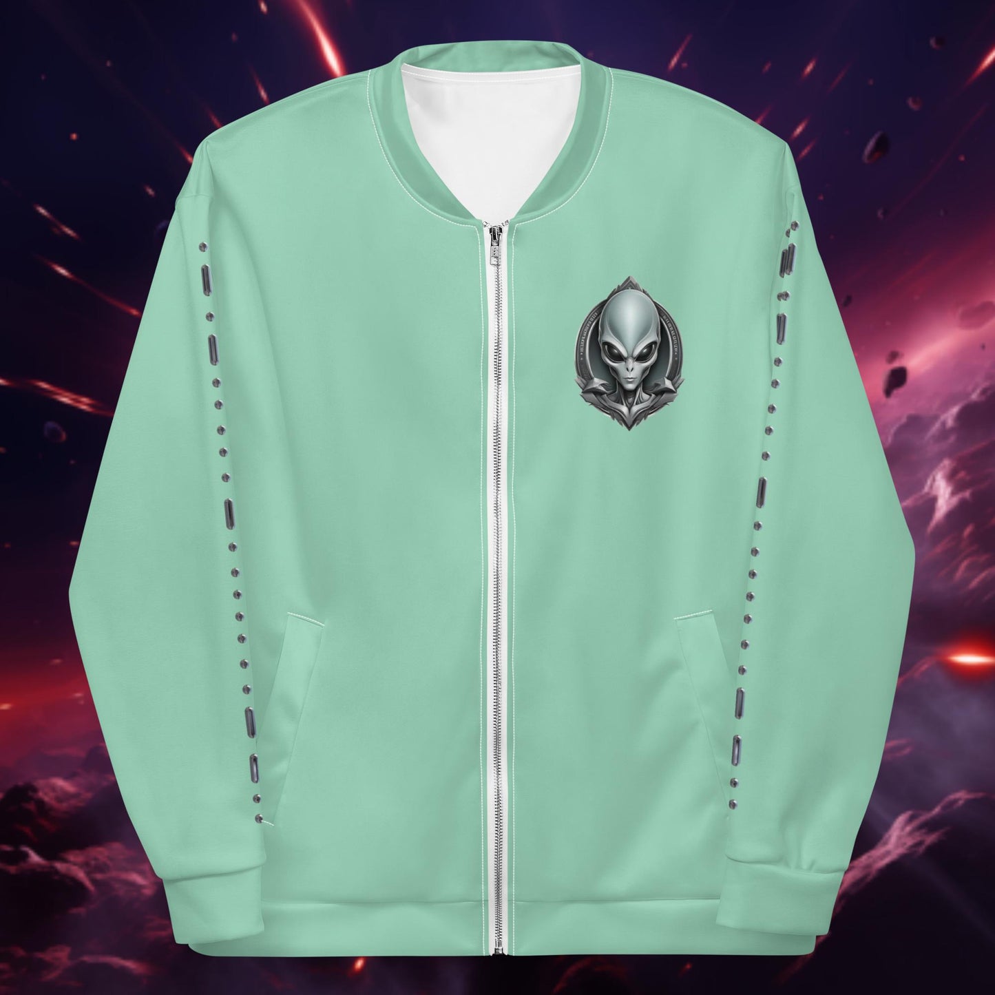 Interstellar Federation Unisex Track Jacket Green