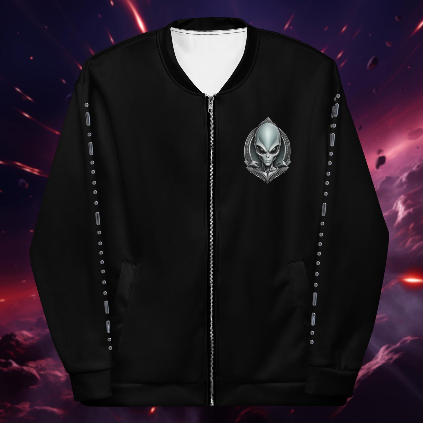 Interstellar Federation Unisex Track Jacket Black