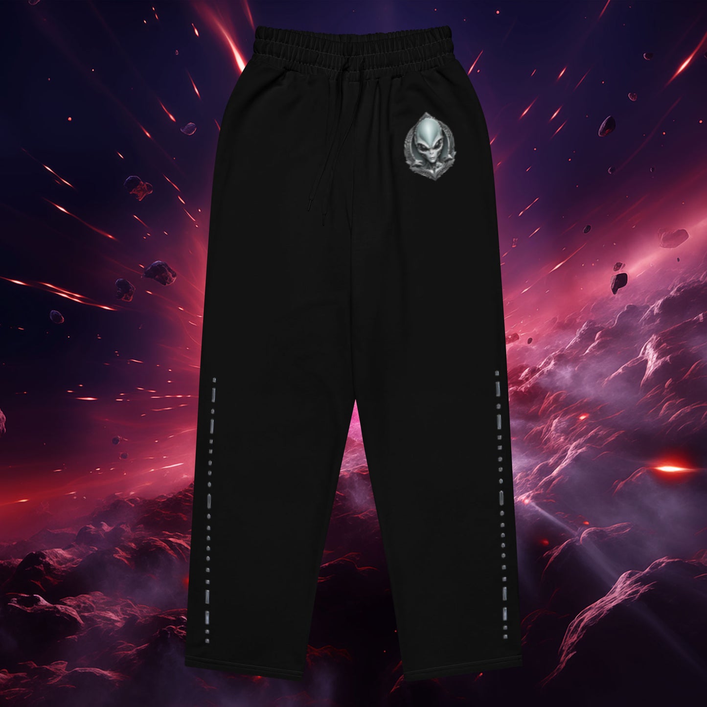 Interstellar Federation Unisex Track Pants Black