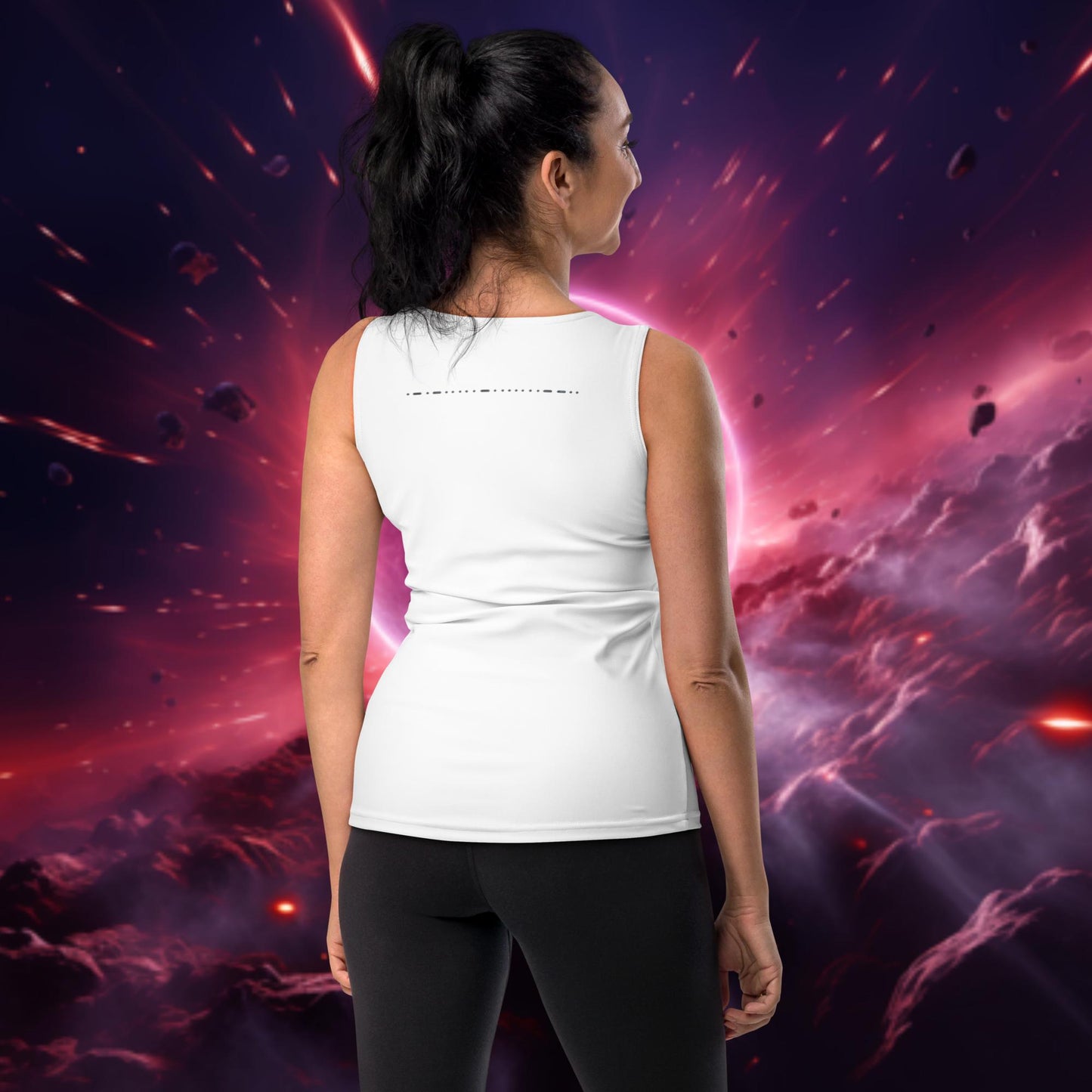 Interstellar Federation Premium Women's Tank Top White